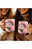 Çiçek Baskılı 3D Tasarım Seramik Kupa Mug - GÜL - LALE - LOTUS - NİLÜFER - PAPATYA -