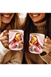 Winnie the Pooh - Kaplan Tigger - İyor - Piglet Baskılı 3D Tasarım Seramik Kupa Mug