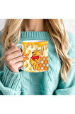 Winnie the Pooh - Kaplan Tigger - İyor - Piglet Baskılı 3D Tasarım Seramik Kupa Mug