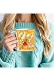 Winnie the Pooh - Kaplan Tigger - İyor - Piglet Baskılı 3D Tasarım Seramik Kupa Mug