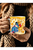 Winnie the Pooh - Kaplan Tigger - İyor - Piglet Baskılı 3D Tasarım Seramik Kupa Mug