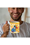 Winnie the Pooh - Kaplan Tigger - İyor - Piglet Baskılı 3D Tasarım Seramik Kupa Mug