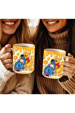 Winnie the Pooh - Kaplan Tigger - İyor - Piglet Baskılı 3D Tasarım Seramik Kupa Mug