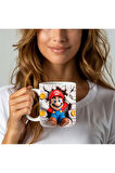 Süper Mario Baskılı 3D Tasarım Seramik Kupa Mug - Hediyelik Kupa Bardak