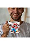 Süper Mario Baskılı 3D Tasarım Seramik Kupa Mug - Hediyelik Kupa Bardak