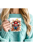 Süper Mario Baskılı 3D Tasarım Seramik Kupa Mug - Hediyelik Kupa Bardak