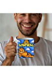 GARFİELD Baskılı 3D Tasarım Seramik Kupa Mug - Hediyelik Kupa Bardak