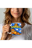GARFİELD Baskılı 3D Tasarım Seramik Kupa Mug - Hediyelik Kupa Bardak
