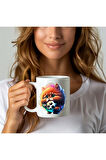 Kedi Baskılı 3D Tasarım Seramik Kupa Mug - Hediyelik Kupa Bardak
