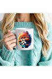 Kedi Baskılı 3D Tasarım Seramik Kupa Mug - Hediyelik Kupa Bardak