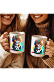 Kedi Baskılı 3D Tasarım Seramik Kupa Mug - Hediyelik Kupa Bardak