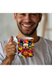 Mickey Mouse Baskılı 3D Tasarım Seramik Kupa Mug - Hediyelik Kupa Bardak