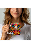 Mickey Mouse Baskılı 3D Tasarım Seramik Kupa Mug - Hediyelik Kupa Bardak