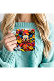 Mickey Mouse Baskılı 3D Tasarım Seramik Kupa Mug - Hediyelik Kupa Bardak