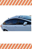 Ford Focus 3 Sedan 2011-2015 Modellerine Uyumlu Özel 4'Lü Mügen Tip Cam Rüzgarlığı