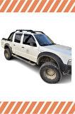 Ford Ranger 1999-2012 Modellerine Uyumlu Özel 4'Lü Mügen Tip Cam Rüzgarlığı