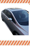 Honda Civic Sedan 2007-2012 Modellerine Uyumlu Özel 4'Lü Mügen Tip Cam Rüzgarlığı