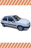 Citroen Saxo Tüm Modellerine Uyumlu Özel 4'Lü Mügen Tip Cam Rüzgarlığı