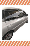 Kia Rio Sw 2003-2005 Modellerine Uyumlu Özel 4'Lü Mügen Tip Cam Rüzgarlığı