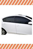 Mazda 3 Sedan 2009-2014 Modellerine Uyumlu Özel 4'Lü Mügen Tip Cam Rüzgarlığı