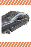Peugeot 306 Hb Tüm Modellerine Uyumlu Özel 4'Lü Mügen Tip Cam Rüzgarlığı