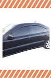 Volvo S60 2001-2010 Modellerine Uyumlu Özel 4'Lü Mügen Tip Cam Rüzgarlığı