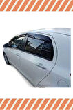 Toyota Yaris 2006 -2012 Modellerine Uyumlu Özel 4'Lü Mügen Tip Cam Rüzgarlığı