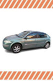 Renault Megane 2 Sedan 2004-2010 Modellerine Uyumlu Özel 4'Lü Mügen Tip Cam Rüzgarlığı