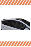 Hyundai Tucson 2015-2020 Modellerine Uyumlu Özel 4'Lü Mügen Tip Cam Rüzgarlığı