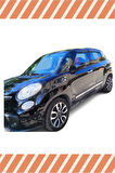 Fiat 500 L Tüm Modellerine Uyumlu Özel 4'Lü Mügen Tip Cam Rüzgarlığı