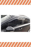 Peugeot 508 2010-2018 Modellerine Uyumlu Özel 4'Lü Mügen Tip Cam Rüzgarlığı
