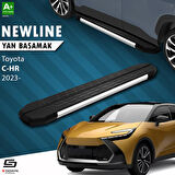 S-Dizayn Toyota C-HR 2 NewLine Krom Yan Basamak 173 Cm 2023 Üzeri A+ Kalite