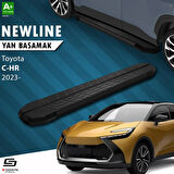 S-Dizayn Toyota C-HR 2 NewLine Siyah Yan Basamak 173 Cm 2023 Üzeri A+ Kalite