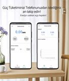 Tomzn Akıllı Voltaj ve Akım Koruma Rölesi, WiFi Özellikli Dahili Enerji Ölçer 63A eWelink Uyumlu