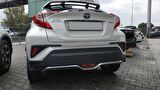 C-HR 2016-2019 IÇIN UYUMLU ARKA TAMPON ALT ÇITASI NIKELAJ