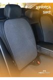 Terletmez Oto Koltuk Koruyucu Kılıf %100 Pamuk 5 li Tam Set Füme Jeep Cherokee Tüm Modeller