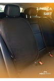 Terletmez Oto Koltuk Koruyucu Kılıf %100 Pamuk 5 li Tam Set Siyah Mercedes B Serisi Tüm Modeller