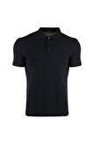 Büyük Beden Polo Yaka %100 Pamuk Kısa Kollu Klasik Cepli Basic Penye T-Shirt