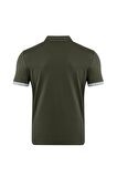 Büyük Beden Regular Fit Baskılı Dokulu Polo T-Shirt	