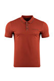 Büyük Beden Regular Fit Cepli Dokulu Polo T-Shirt	