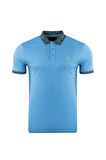 Büyük Beden Regular Dokulu Polo T-Shirt	