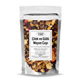 Çilek ve Gül Yapraklı Meyve Çayı 100 gr (1. Kalite)