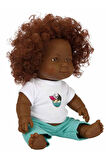 Kıvırcık Esmer Dada Bebek 35 Cm