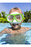 Hydro Swim Genç Yüzücü Havuz Deniz Gözlüğü Maskesi - Yeşil 7 Yaş Üstü 14 Yaşa Kadar 22039