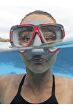Hydro Swim Dominatör Yüzücü Havuz Deniz Gözlüğü Maskesi - Kırmızı 14 Yaş Üstü 22052