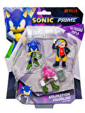Sonic Prime 3 lü Figür Blister Set - Sonic + Dr. Don't + Amy Rose 6.5 cm - SON2020