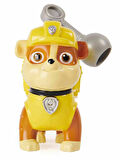 Paw Patrol Müzikli ve Rozetli Kahramanlar - Rubble - 10 cm