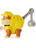 Paw Patrol Müzikli ve Rozetli Kahramanlar - Rubble - 10 cm