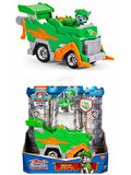 Paw Patrol Cesur Şövalyeler Görev Aracı Seti - Rocky - 19 cm