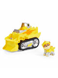 Paw Patrol Cesur Şövalyeler Görev Aracı Seti - Rubble - 19 cm